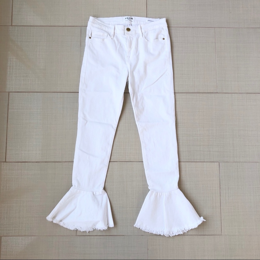 FRAME White Jeans “Le Skinny de Jeanne”